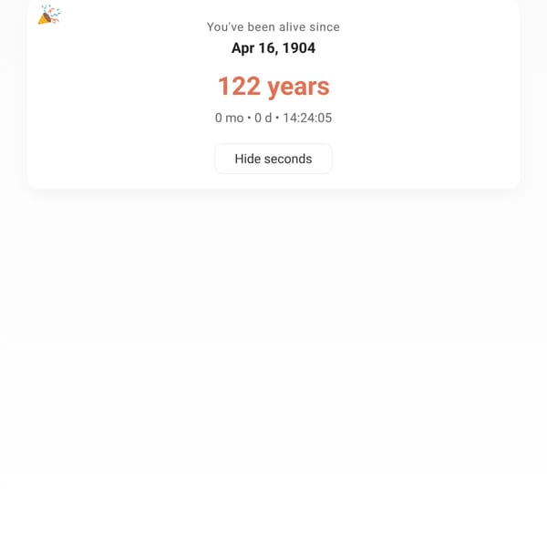 Age Counter