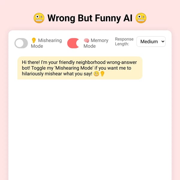 Wrong But Funny AI