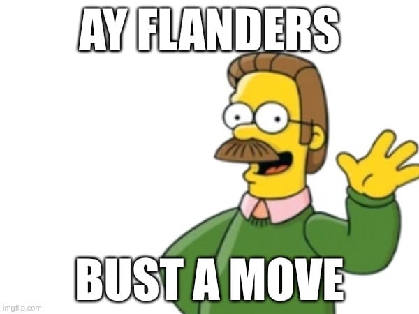 Flanders Busts a Move