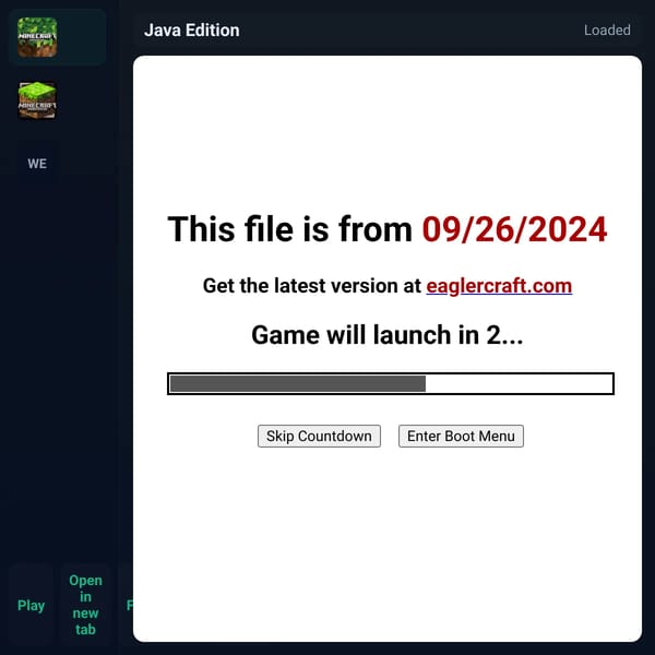 Minecraft Web Launcher