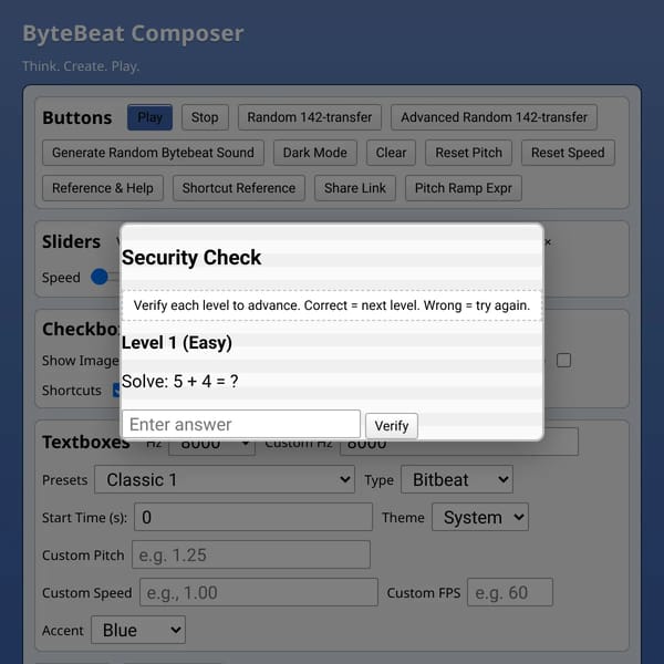 ByteBeat Composer+ [OFFICAL]
