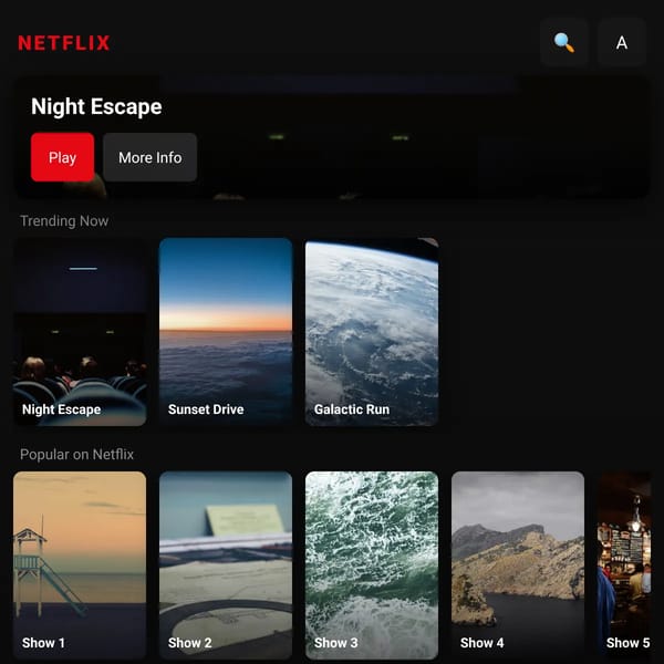 Netflix — Demo