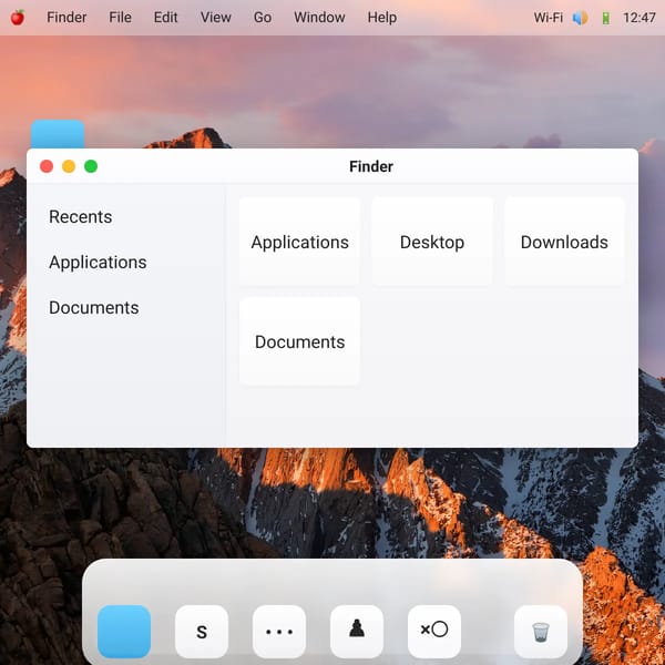 macOS High Sierra (Web Replica)
