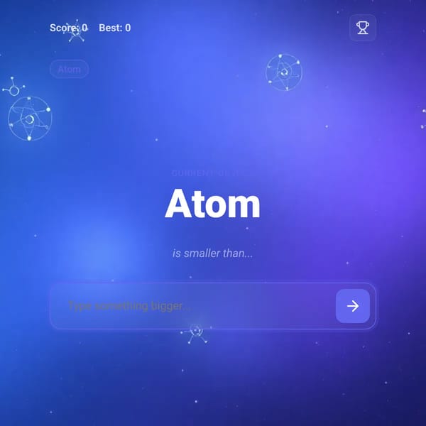 What's Bigger Than Atom?
