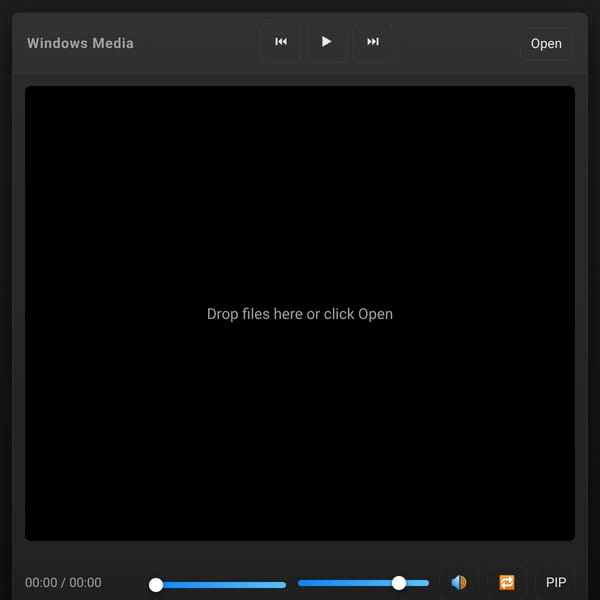 Windows Media - Web Player