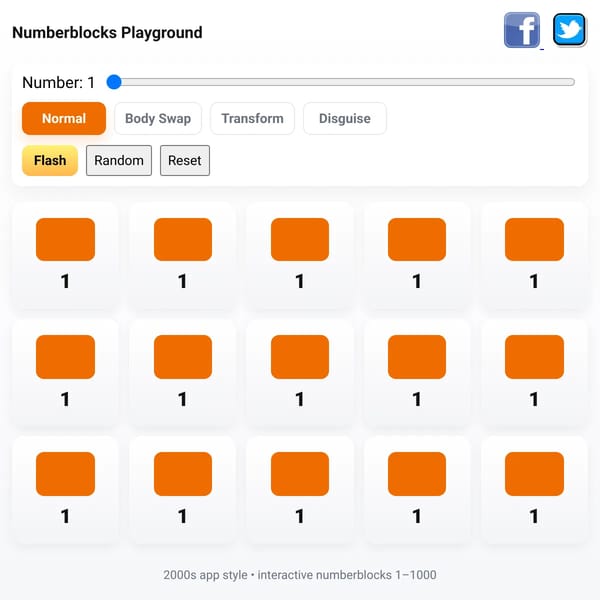 Numberblocks Playground