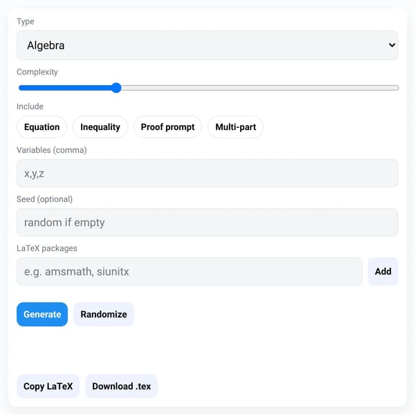 latex generator