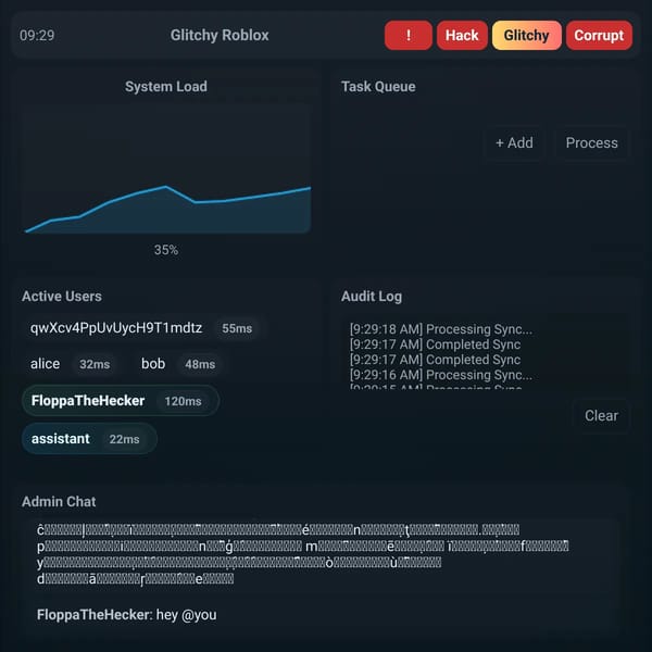 Admin Simulator — Mobile