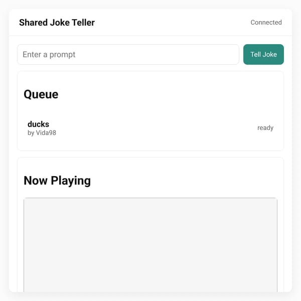 Shared Joke Teller