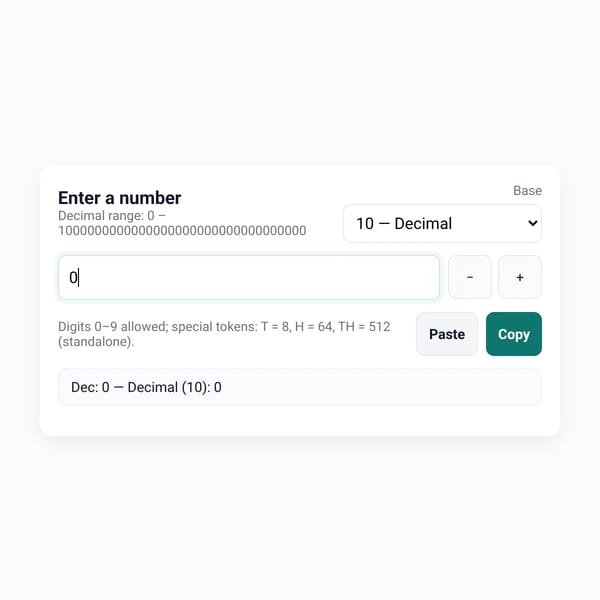 Argam Base Converter