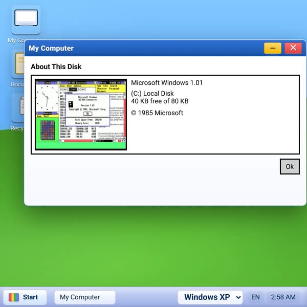Windows XP Replica