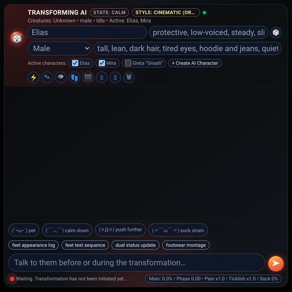 AI Were-Creature Chat
