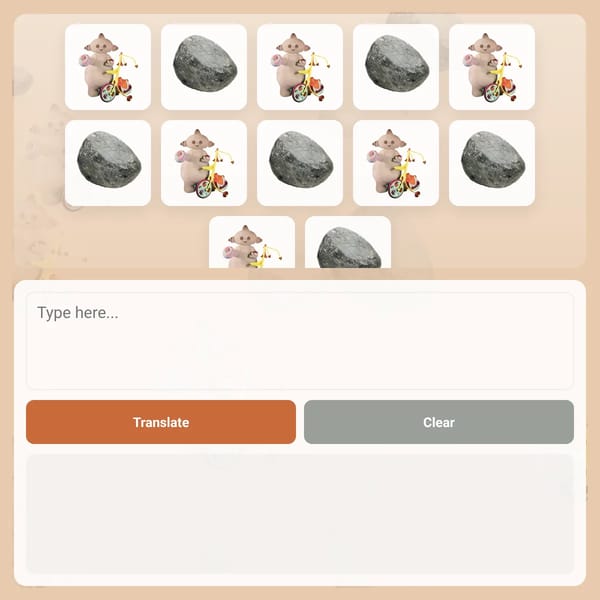 Makka Pakka-ese Translator