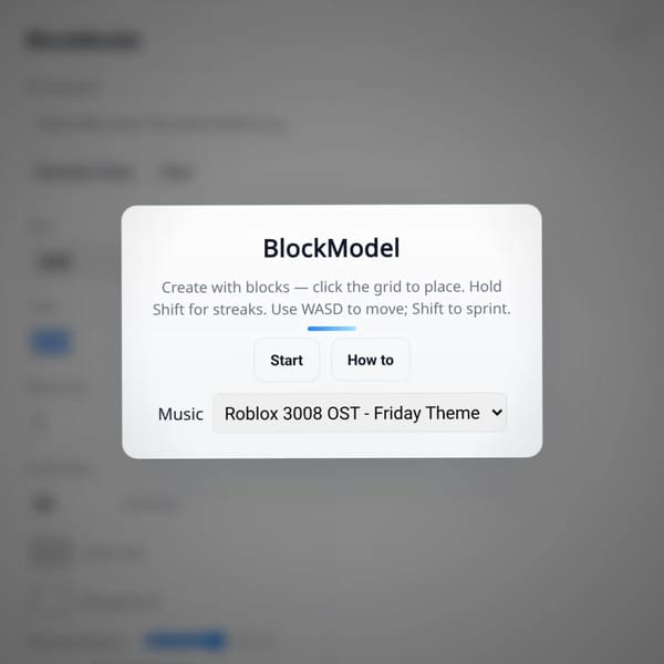 BlockModel — 3D Block Modeling