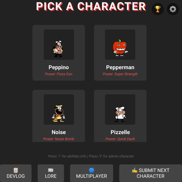 Pizza Tower Fan Game with more things