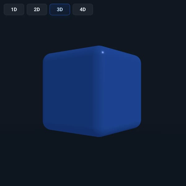 Blue cube