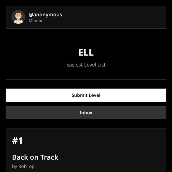 ELL - Easiest Level List