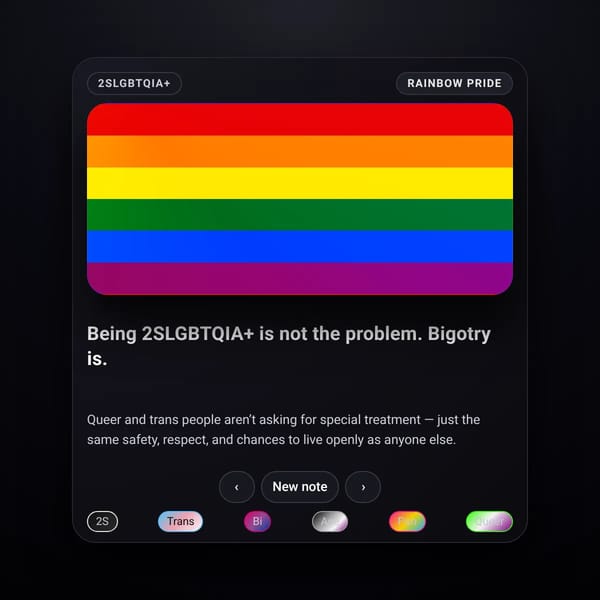 Messages For Homophobes, Transphobes etc