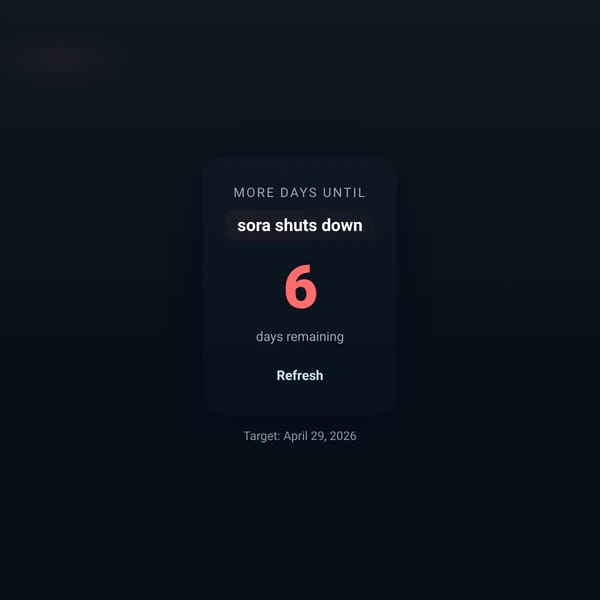 Sora countdown