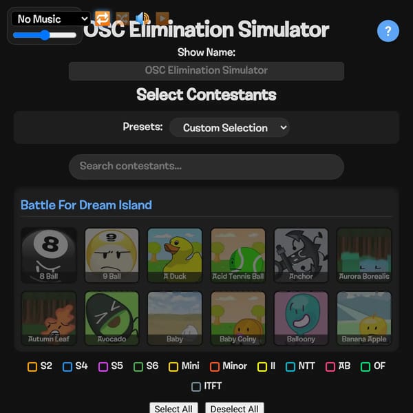 OSC Elimination Simulator but a auto play paused/