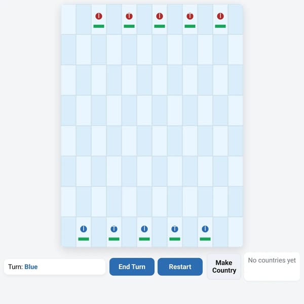 Red & Blue Wars! (THIS CODING DOES NOT KNOW MODERN WARS :(