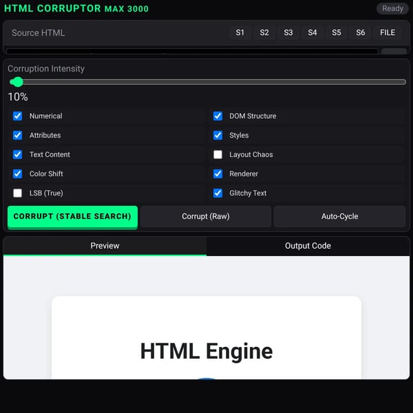 HTML Corruptor