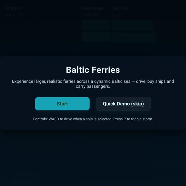 Baltic Ship Game