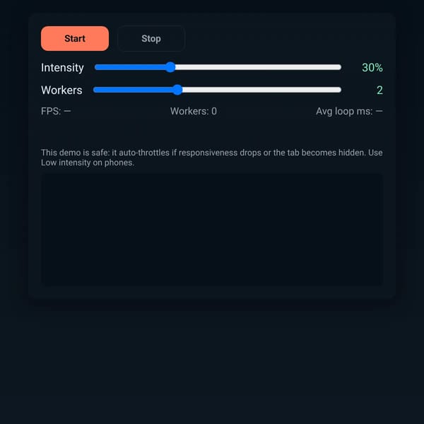 Safe Performance Demo