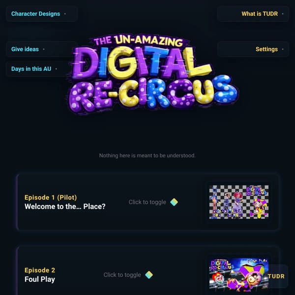 TEDR - Episode Menu