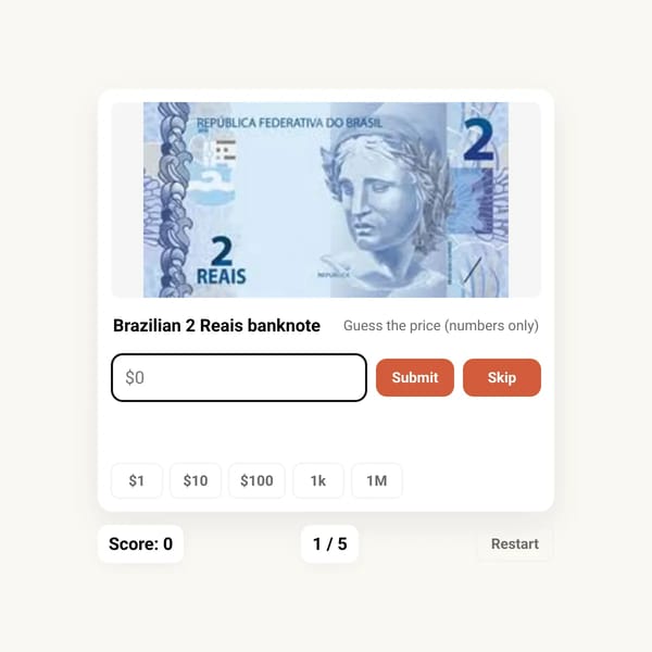 Guess the Prices