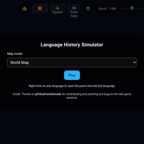 Language History Simulator