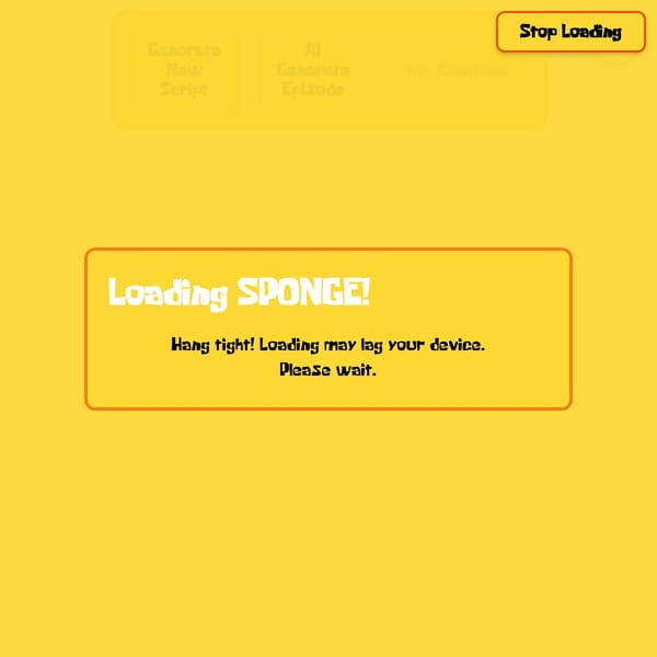 SPONGE! - An AI-powered SpongeBob SquarePants conversation simulator