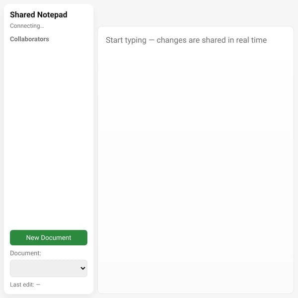 Multiplayer Notepad