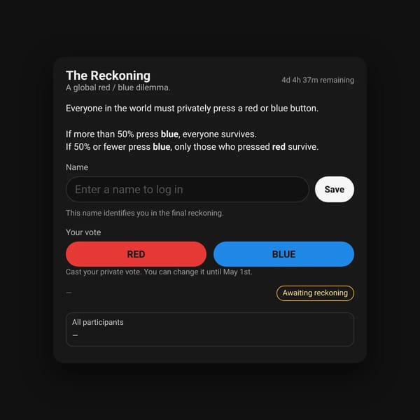 The Reckoning