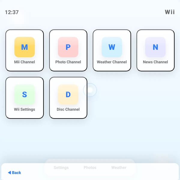 Wii Menu(ish)