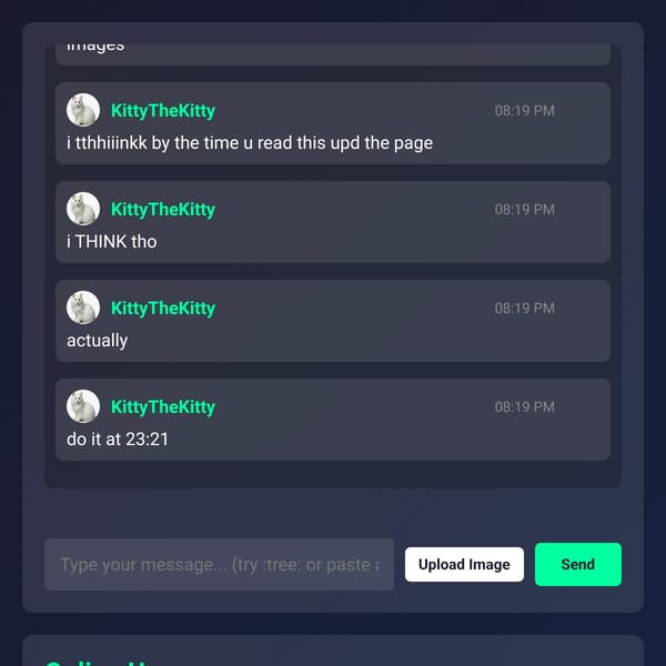Online chat
