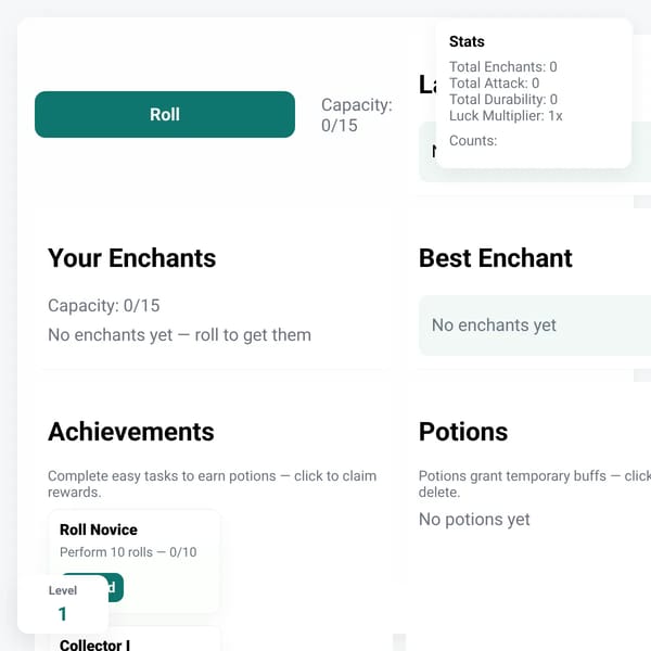 Enchantment RNG And Merger