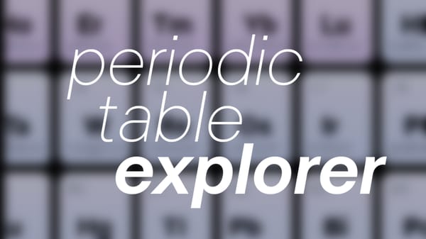 Periodic Table Explorer