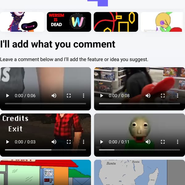 I will add whatever you want