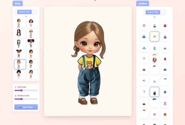 Dress Up Doll  Interactive App- Advanced