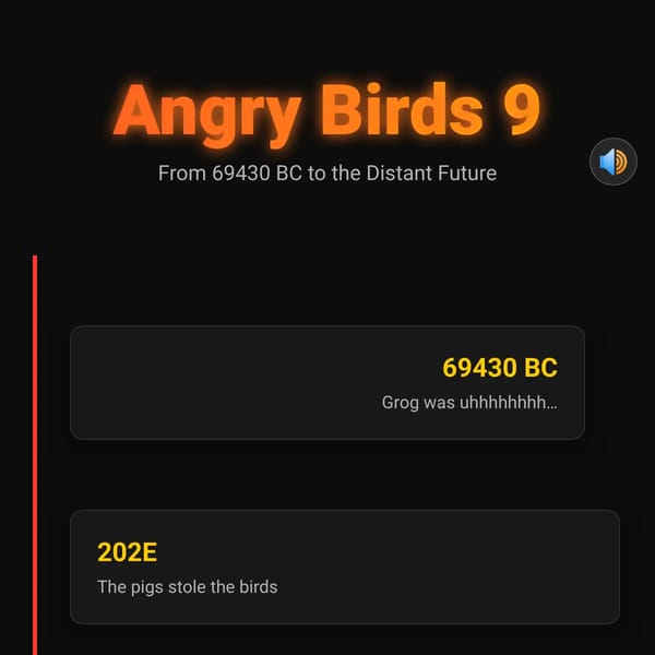 Angry Birds 9: The Epic Saga