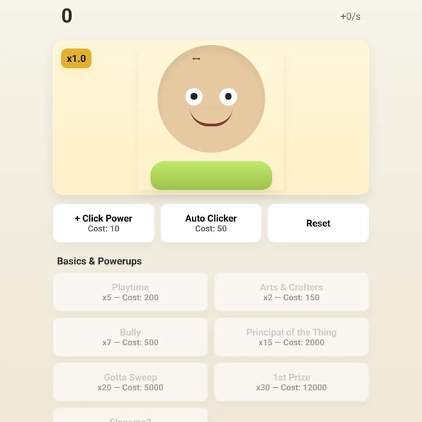 Baldi Clicker