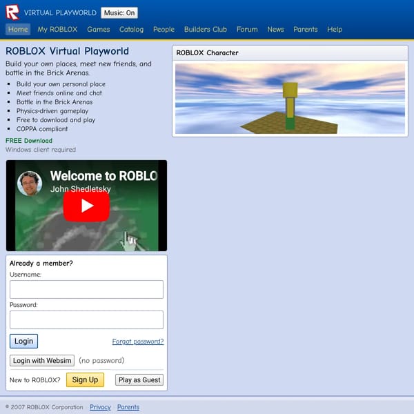 ROBLOX (2007-2009)
