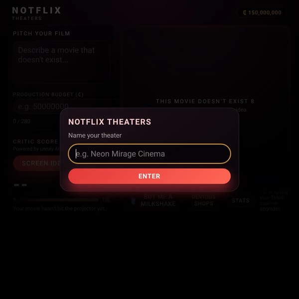 This Movie Doesn't Exist 8 (Beta)