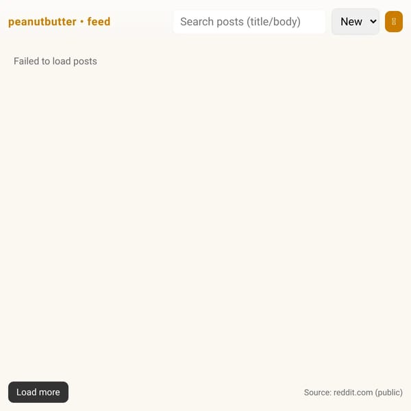 reddit but all posts are about peanut butter