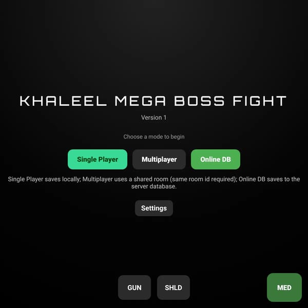 KHALEEL MEGA BOSS FIGHT - V1