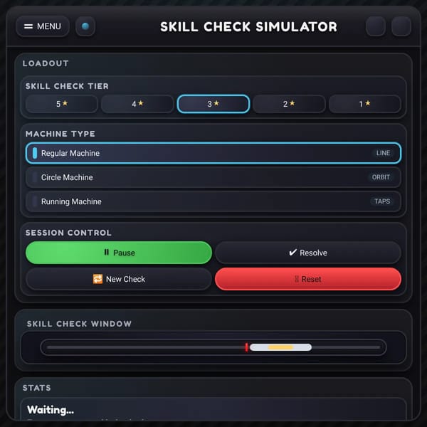 Skill Check Simulator