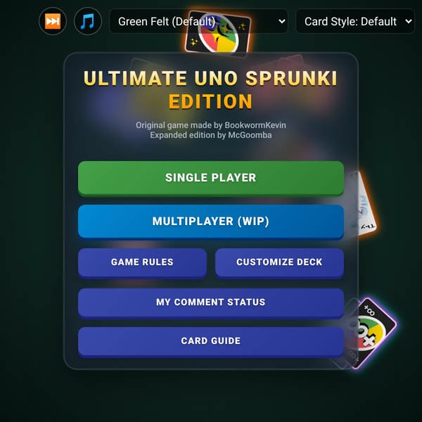 ULTIMATE UNO SPRUNKI EDITION