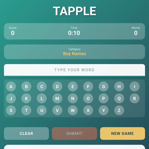 Tapple Singleplayer