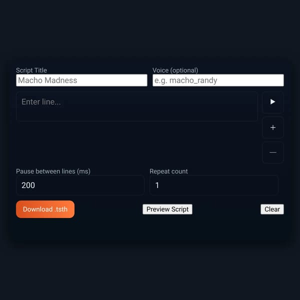 Talking Script Creator